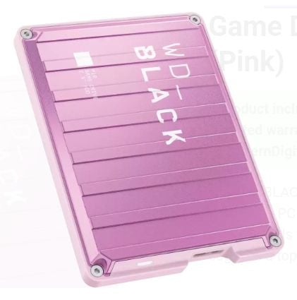 WD_BLACK extern hårddisk 2 TB P10 Game Drive WDBA2W0020BPK 2,5 tum USB 3.2 Gen 1, rosa