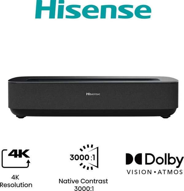 Hisense PL1SE DLP-laserprojektor 4K 2100 ANSI lumen ultrakortkast