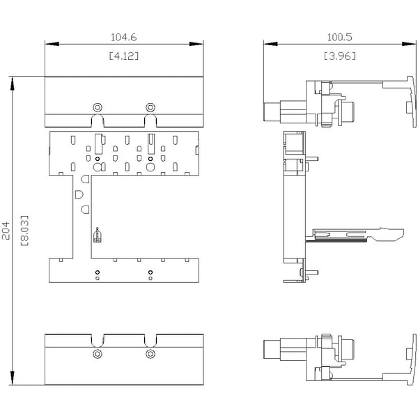 Siemens 3VA9143-0KP10, 499 g, 210 mm, 120 mm, 68 mm