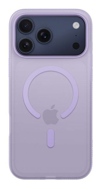 Belkin SheerForce Grip Series - Baksidedeksel for mobiltelefon - MagSafe-samsvar - laget av resirkulerte materialer - lavandel - for Apple iPhone 1...