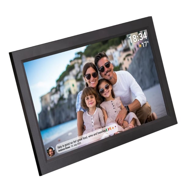 Denver PFF-1503B, 39,6 cm (15.6"), 1920 x 1080 piksler, IPS, JPEG, 16 GB, MicroSD (TransFlash)
