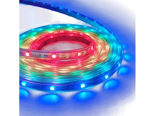 DELTACO SMART HOME - Lysslynge - LED - 30 LEDs/m - RGB-lys - 5 m (en pakke 2)