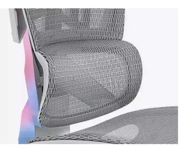 Anda Seat X-Air Pro, Verkkoistuin, Verkotettu selkänoja, Harmaa, Sininen, Harmaa, Vaaleanpunainen, Violetti, Verkko, Verkko
