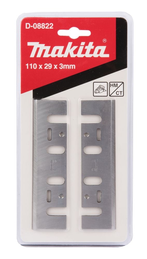 Makita - Planeringsblad - 2 deler - lengde: 110 mm - bredde: 29 mm - for P/N: 1911BJ