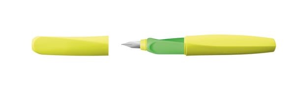 Pelikan 807272, Gul, Påfyllning med bläckpatronssystem, Rostfritt stål, Ambidextrous, Tyskland, 1 styck