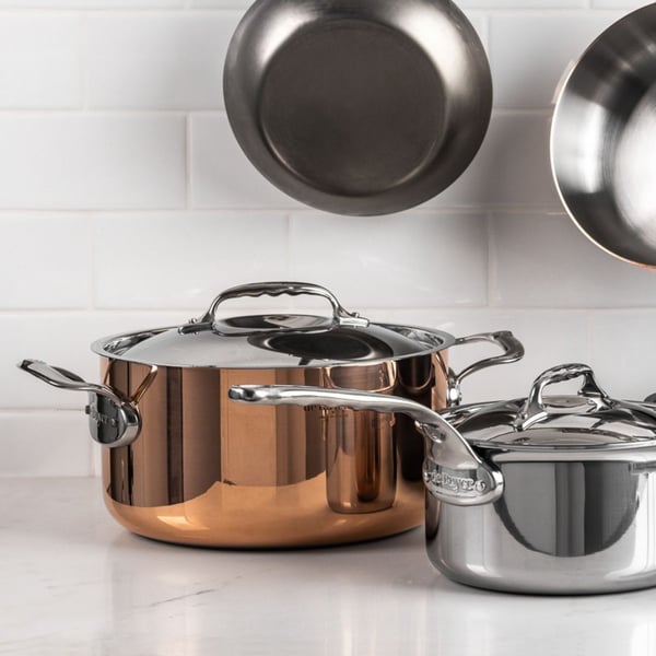 de Buyer Prima Matera, 8 l, Kobber, Kopper, Rustfritt stål, Rustfritt stål, Rustfritt stål, Rustfritt stål