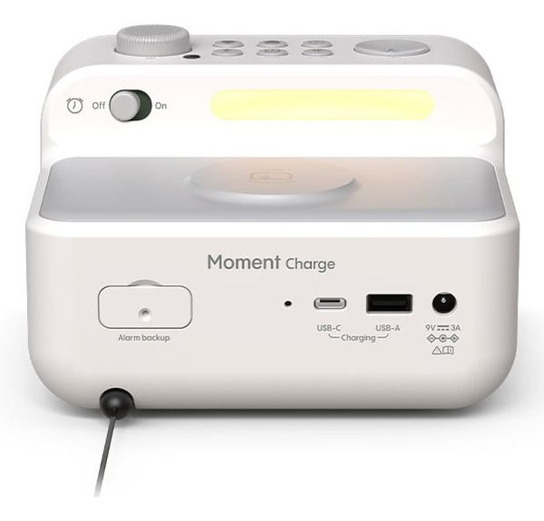 Pure Moment Charge - Klockradio - 10 Watt - inget operativsystem - bomullsvit