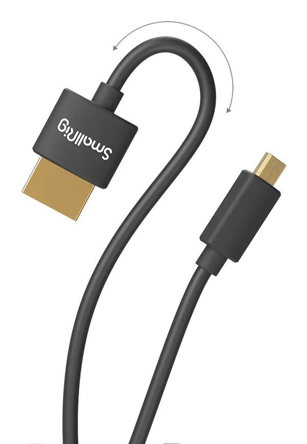 SmallRig 3042 Micro HDMI-HDMI -kapeli, 35 cm