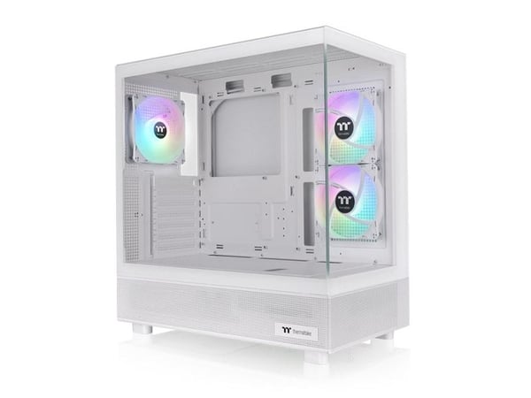 Thermaltake View 270 Plus TG ARGB - Mid tower - utökad ATX - genomskinlig sidopanel (härdat glas) - ingen strömförsörjning (PS/2) - snö - USB/ljud