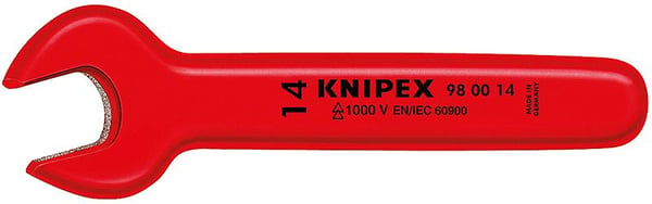 Knipex 98 00 11, Kromivanadiini-teräs, Punainen, 11 mm, 120 mm, 45 g, 1 kpl