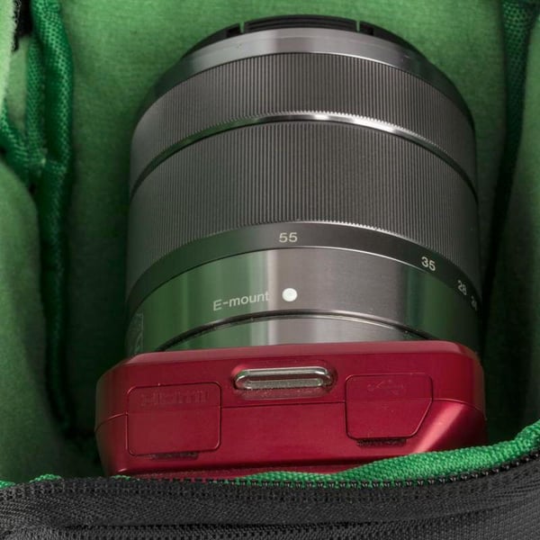 Riva Case 7412 (PS) - Axelremsväska för kamera med zoomlins - polyester - svart