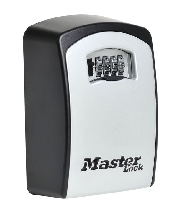 MASTER LOCK 5403EURD, Metalli, Musta, Harmaa, 1 koukku(a), Yhdistelmälukko, 105 x 51 x 146 mm, 79 x 42 x 117 mm