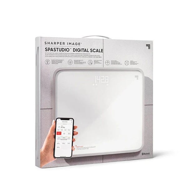 Sharper Image Digitaalinen LED-kylpyhuoneen vaaka