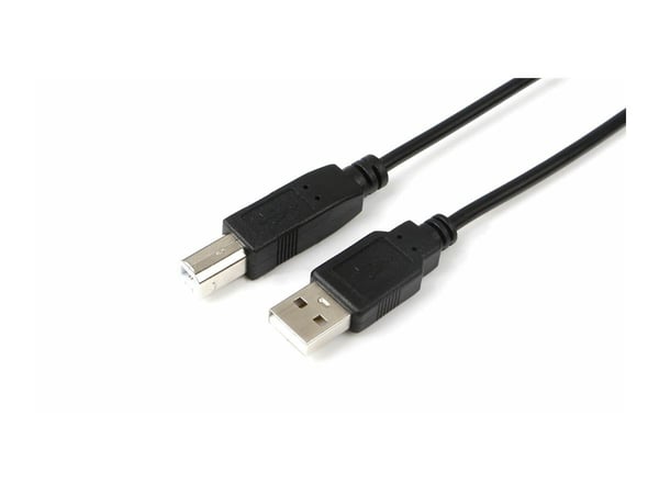 MicroConnect USB 2.0 - USB-kaapeli - USB Type B (uros) - USB (uros) - USB 2.0 - 3 m - musta