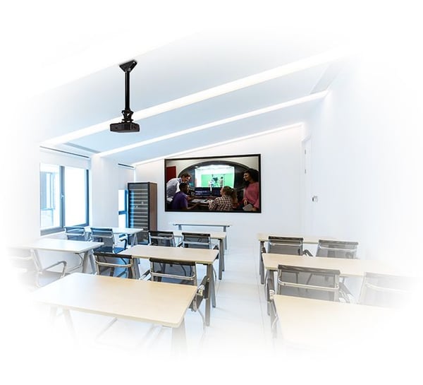 B-TECH PRO Install BT899-FD - Monteringssett (adjustable ceiling plate, carousel mounting plate, stang) - fixed drop - for projektor - mikrojusterb...