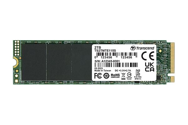 Transcend 115S, 2 TB, M.2, 3200 MB/s