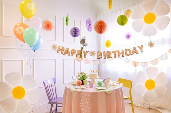 PartyDeco ECO30P-201-000-5, Ilmapallo, Valikoidut värit, Kuva, 30 cm, 5 kpl