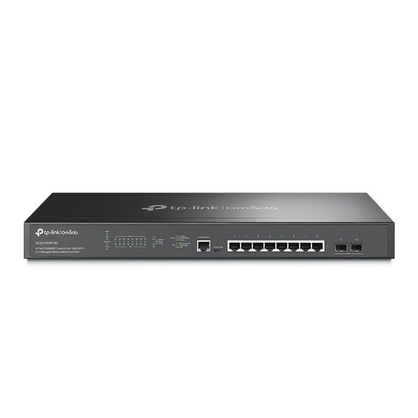 TP-Link Omada SG3210XHP-M2 kytkin 2.5G PoE+ hallittava 8-porttinen 2x 10GE SFP+