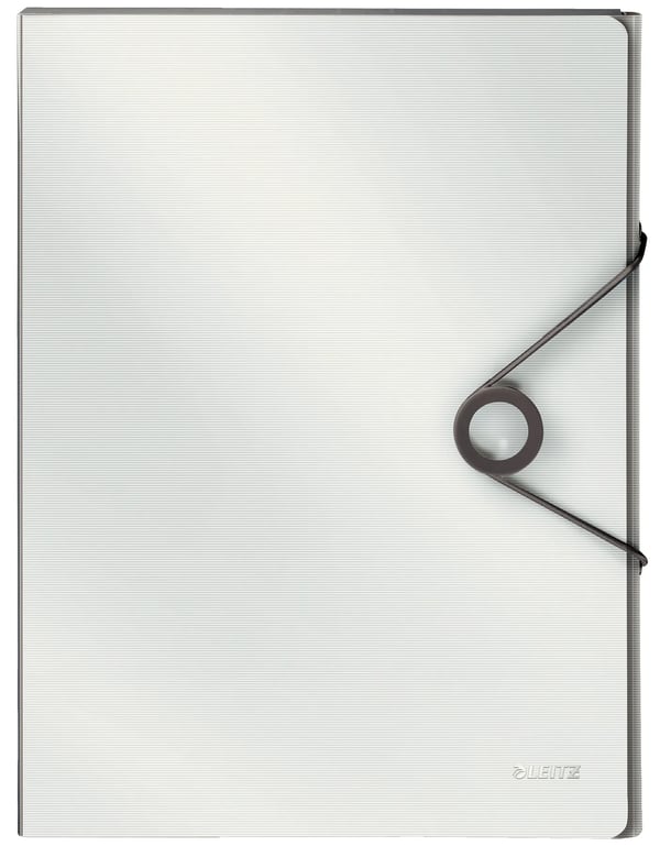 Leitz 45681001, Läppäkansio, A4, Polypropeeni (PP), Valkoinen, 250 arkkia, 80 g/m²
