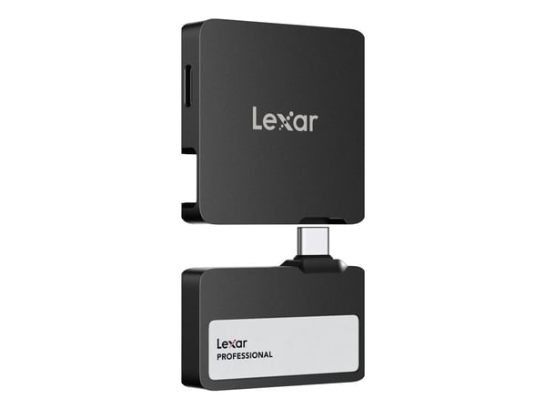 Lexar Professional SL400 SSD 2 TB USB-C 3.2 Gen 2 1050 MB/s med hub