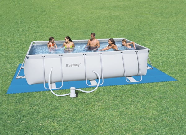 Bestway 58220, Gulv beskytter, Cyan, Polyethylen, 500 mm, 500 mm, 4 mm