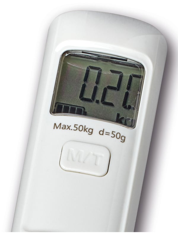 Maul MAULtrek kannettava vaaka Punnituskapasiteetti (max.) 50 kg Luettavuus 50 g Valkoinen (1615002)