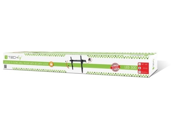 TECHly - Konsol - för platt panel - svart - skärmstorlek: 40"-65" - väggmonterbar TECHly - Konsol - för platt panel - svart - skärmstorlek: 40"-65" - väggmonterbar