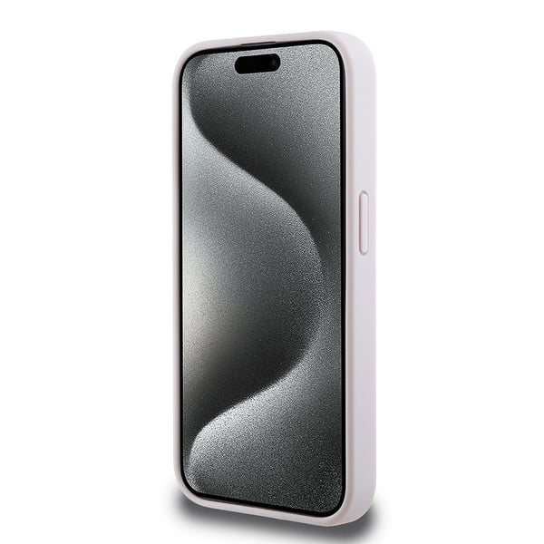 GUESS , Mobilskal, Apple, Apple iPhone 15 Pro, 15,5 cm (6.1"), Rosa