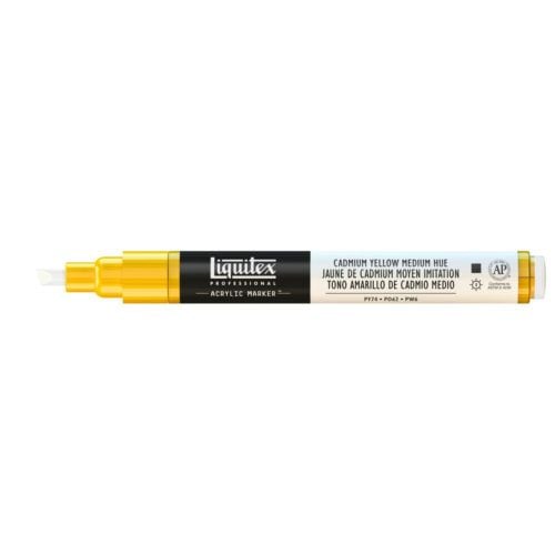 Liquitex Acrylic Marker, Gul, Svart, Gul, 2 mm, 1 styck