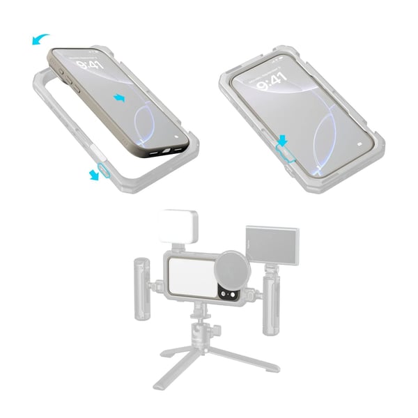 SmallRig FilMov, Border, Apple, iPhone 17 Pro Max, 17,5 cm (6.9"), Grå