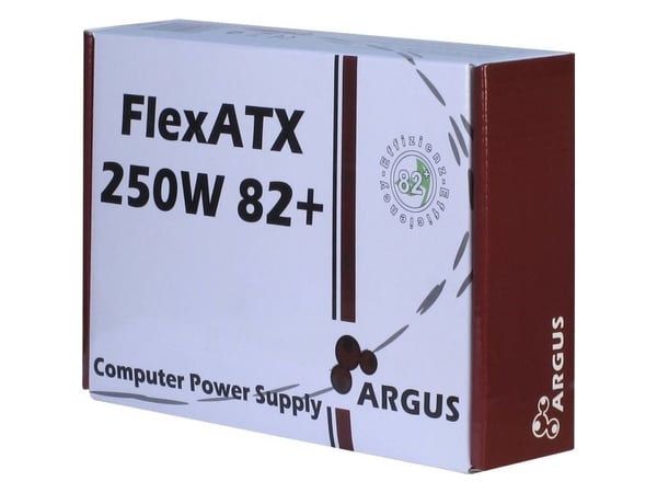 Inter-Tech Argus FA-250 FlexATX-virtalähde 250 W 82+, harmaa