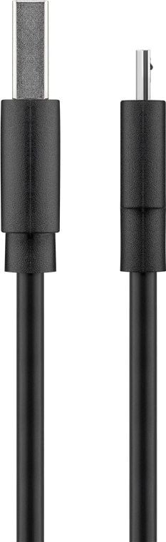 Goobay 38659, 0,5 m, USB A, Micro-USB B, USB 2.0, Svart