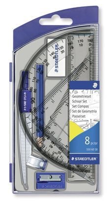 Staedtler Noris 550, 8 kpl, Sininen, Läpinäkyvä