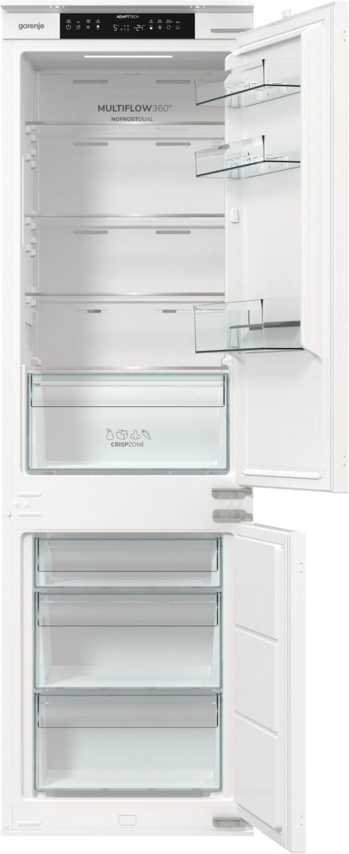 Gorenje NRKI517E41 integrert kombiskap 252 L E, hvit