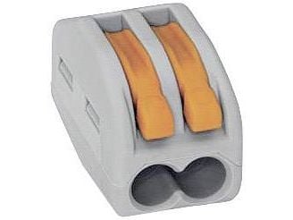 Wago 222-412, Kabelfordeler, Grå, 12,4 mm, 20,5 mm, 20,5 mm, 14,5 mm, 3,1 g