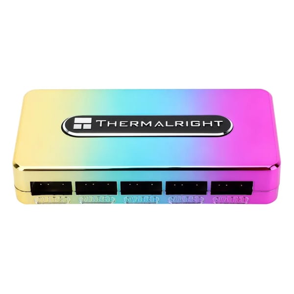 Thermalright ARGB HUB Controller Rev.A, 5 kanavaa, monivärinen, muovi, Molex (4-pin), 5 V, 90 mm, 90 mm