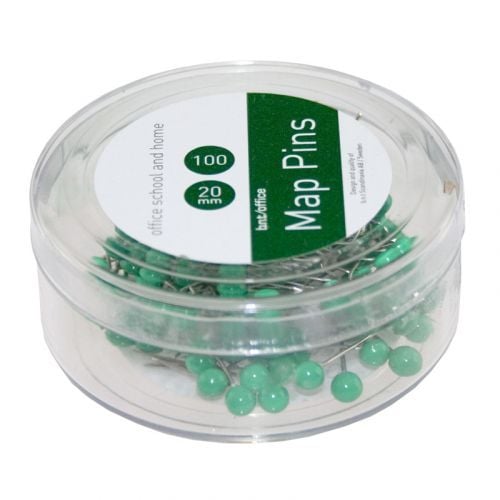Kortnåle 4 mm x 20 mm grøn - (100 stk.)