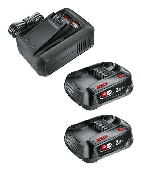 Gardena 14914-20 batteri- och laddarset 2x2,5 Ah AL 18V-44 P4A