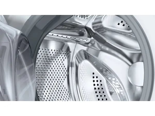 Bosch Serie 6 WKD28543, Edestä täytettävä, Kiinteä, Valkoinen, Vasen, Valkoinen, Valkoinen