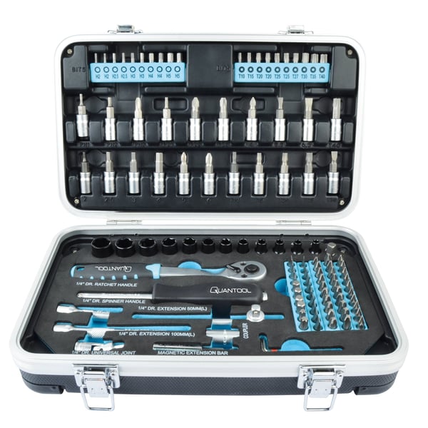 Brüder Mannesmann QUANTOOL Q25003 Bitsæt 116 dele 1/4 (6,3 mm)