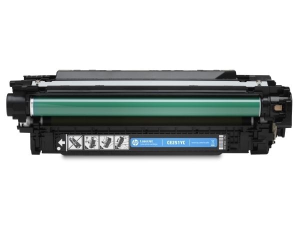 HP Contractual Cyan Optimized Original LaserJet Toner Cartridge (CE251YC), 7000 sider, Cyan, 1 stykker