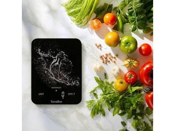 Köksvåg Aqua Resist ladattava usb-c, 8 kg