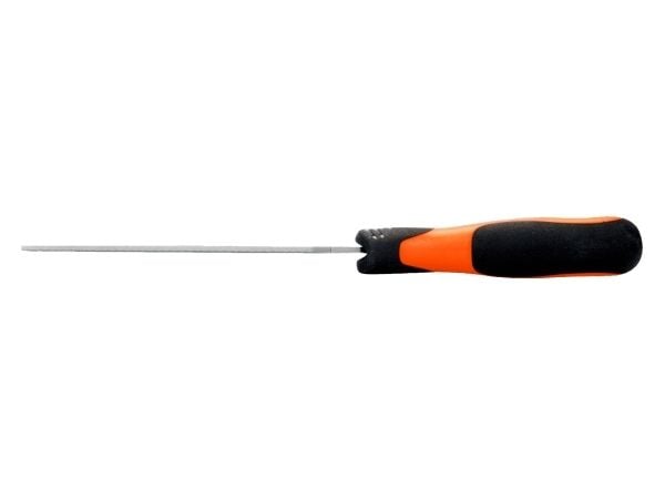 Bahco 1-143-08-1-2, Fil, Klämmapp, Medelfin, Svart, Röd, 20 cm, 140 g