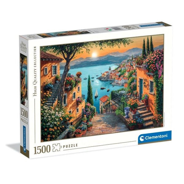 Clementoni Puslespil HQC Steps to The Harbor, 1500 brikker