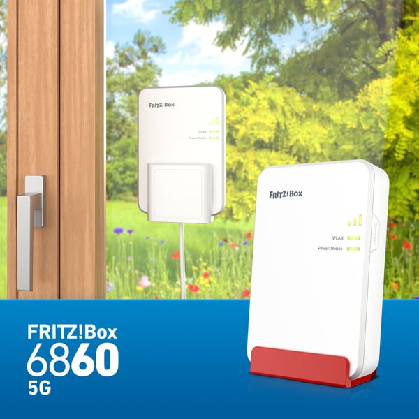 AVM 6860 5G-mobiilireititin Wi-Fi 6 Gigabit Ethernet