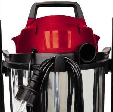 Einhell TC-VC 1815 S, 1250 W, Tynnyri-imuri, Kuiva ja märkä, Pölypussi, 15 L, Suodatus