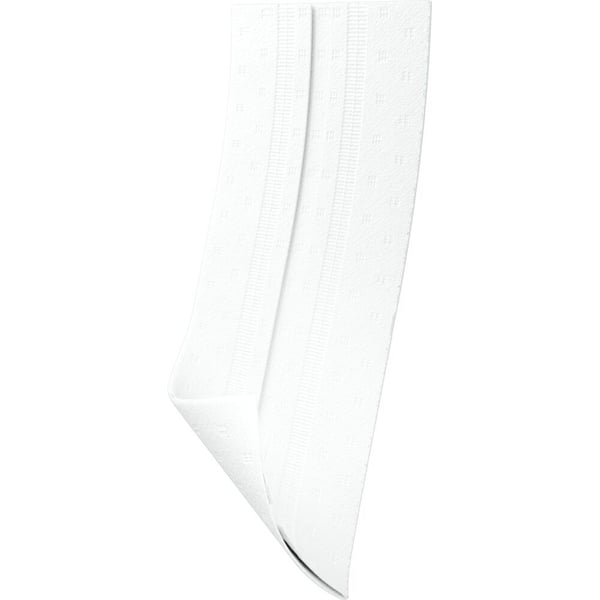 Papirvaskeklut, ABENA, 6-lags, C-brettet, 25x19 cm, hvit, engangs, 125 stk./pakning