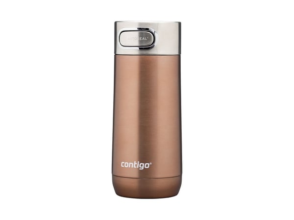 CONTIGO Luxe Autoseal, Kopper, Rustfritt stål, 5 timer, 12 timer, 360 ml