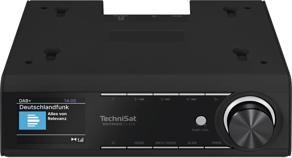 TechniSat DIGITRADIO 23 ASA alakaappiradio DAB+ FM Bluetooth 16 W musta