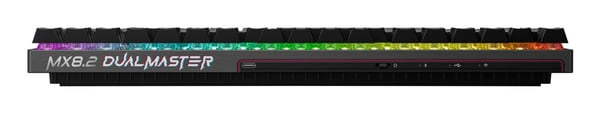 CHERRY MX 8.2 Pro TMR Wireless, Kabel & Trådlös, USB + RF Wireless + Bluetooth, Magnetic-mechanical key switch, QWERTY, RGB LED, Svart